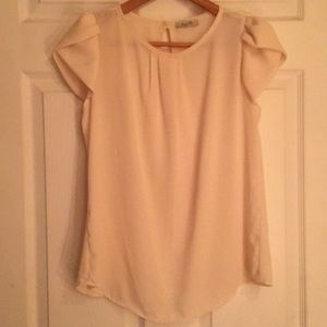 white/cream blouse!